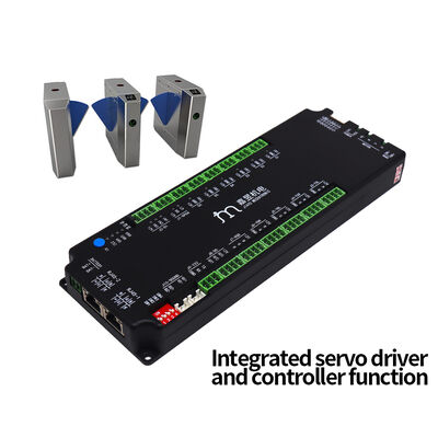 Turnstile Servo Controller Incremental Encoder Feedback, Anti-forced Break-in, Power-off Open Gate For Station & Building Access